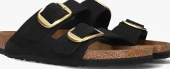 BIRKENSTOCK e slippers arizona big buckle zwart