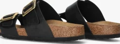 BIRKENSTOCK e slippers sydney cushion buckle zwart Clearance