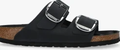 BIRKENSTOCK e slippers arizona big buckle zwart Hot
