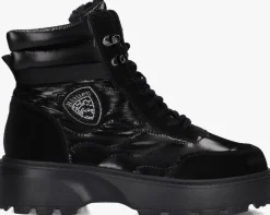 BLAUER e veterboots blanca03 zwart Clearance
