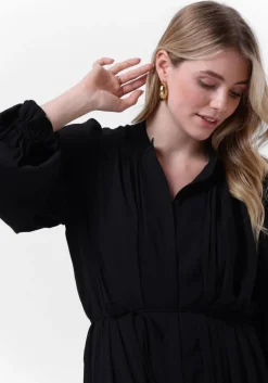 BRUUNS BAZAAR e midi jurk camilla basely dress zwart Discount