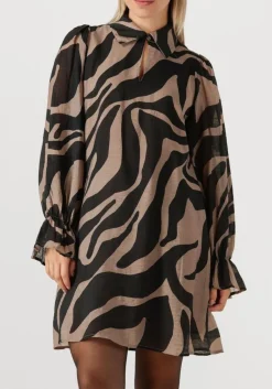 BRUUNS BAZAAR e midi jurk bbarmada dress zwart Clearance