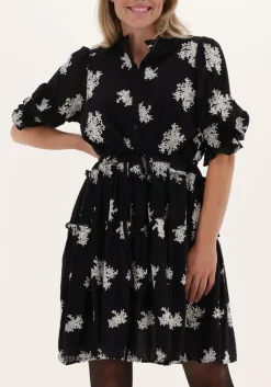 BRUUNS BAZAAR e mini jurk kamal kamila dress zwart Clearance