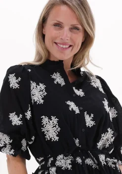 BRUUNS BAZAAR e mini jurk kamal kamila dress zwart Clearance