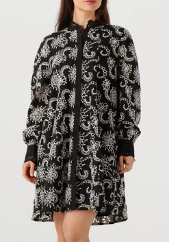 BRUUNS BAZAAR e mini jurk oceani dress zwart