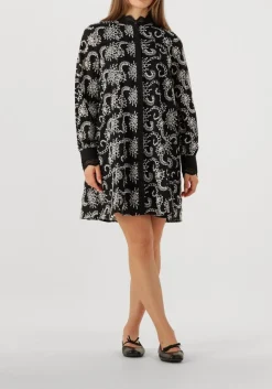 BRUUNS BAZAAR e mini jurk oceani dress zwart