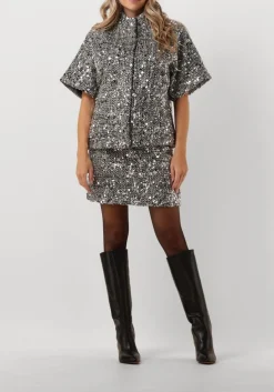 BRUUNS BAZAAR e minirok frangi sanna skirt zwart Sale