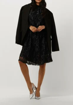 BRUUNS BAZAAR e mini jurk echinops philinas dress zwart Outlet