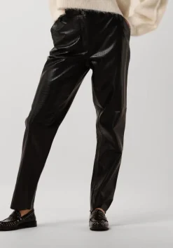 BRUUNS BAZAAR e pantalon croco dagga pants zwart Clearance