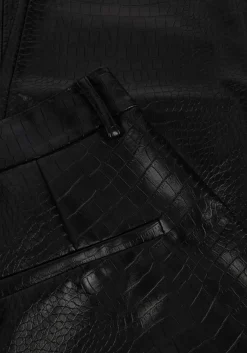 BRUUNS BAZAAR e pantalon croco dagga pants zwart Clearance