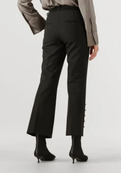 CAMBIO e flared broek france statement slit zwart Outlet