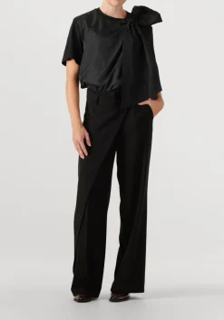 CAMBIO e wijde broek anais wrap front zwart Clearance