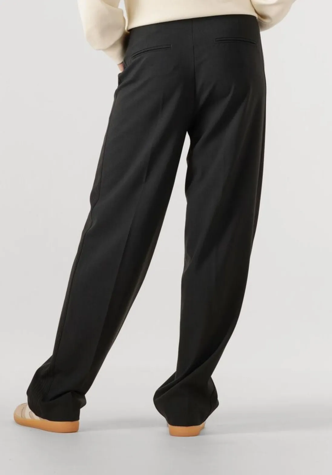 CAMBIO e wijde broek glam slouch track galon zwart Hot