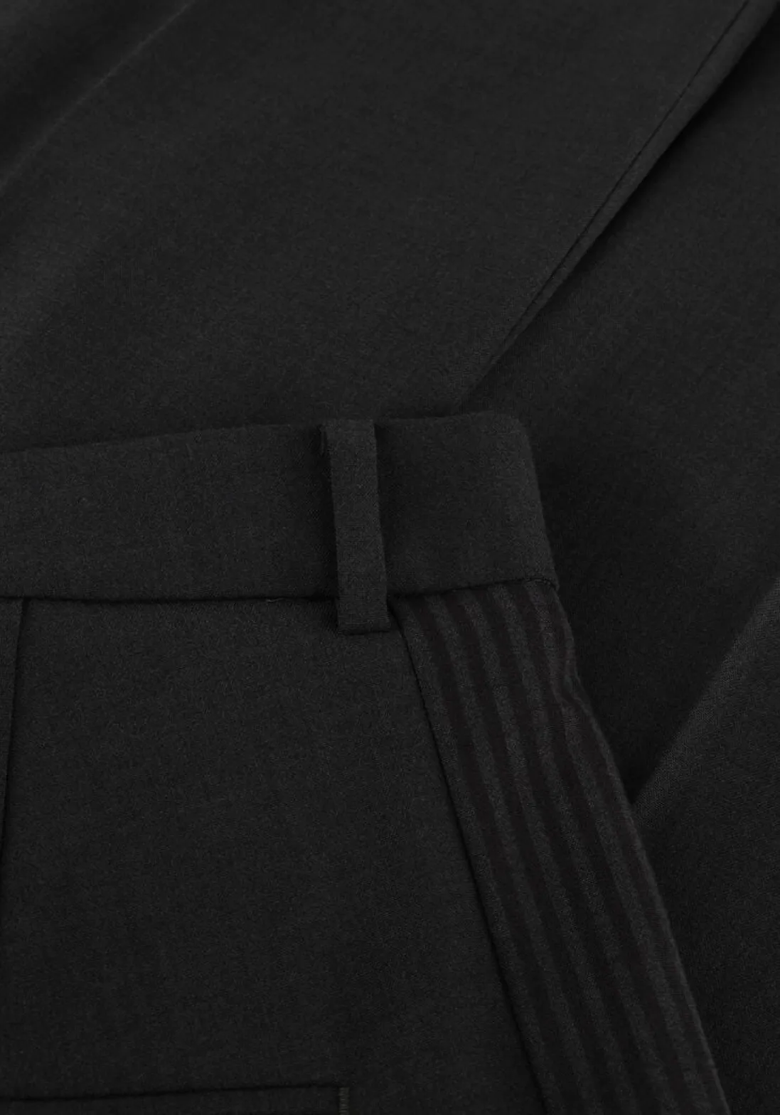 CAMBIO e wijde broek glam slouch track galon zwart Hot