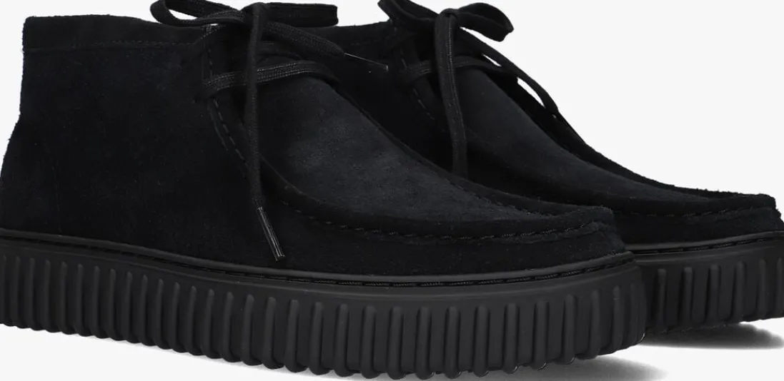 CLARKS ORIGINALS e veterschoenen torhill hi heren zwart Clearance