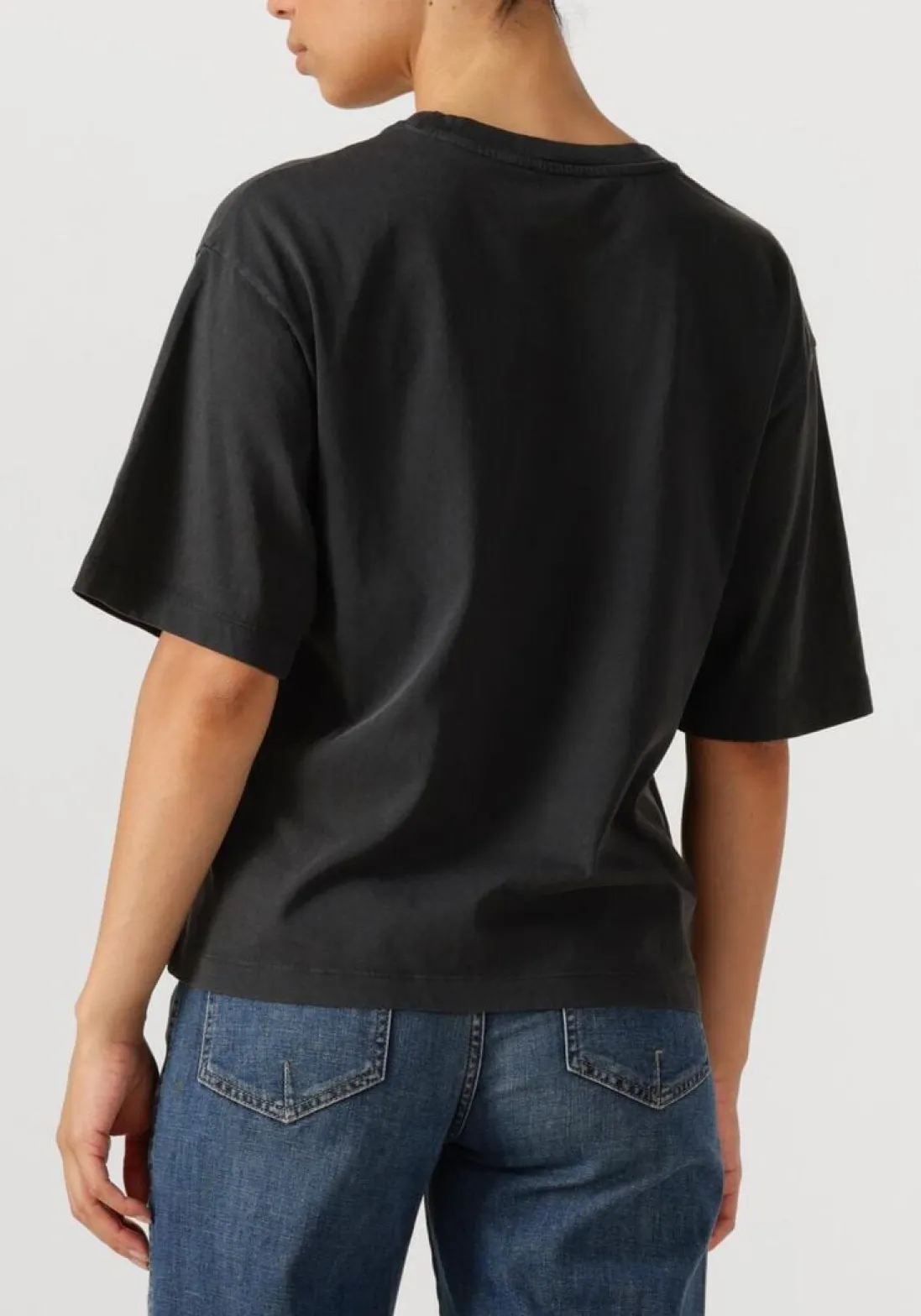 CLOSED e t-shirt relaxed t-shirt zwart Clearance