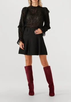 CO'COUTURE e blouses rochelle frill blouse zwart Hot