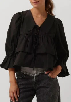CO'COUTURE e blouses co crisp collor blouse zwart Online