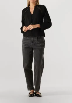 CO'COUTURE e blouses shina lace v-shirt zwart New