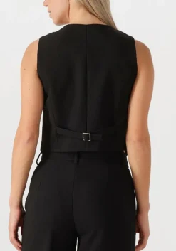 CO'COUTURE e gilet volacc wrap vest zwart Outlet