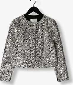CO'COUTURE e jack boucle cc sequin cocktail jacket zwart Discount