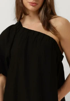 CO'COUTURE e maxi jurk hera asym puff dress zwart Best