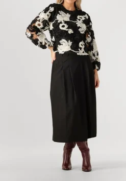 CO'COUTURE e maxirok luna pocket pleat skirt zwart Sale