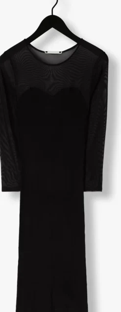 CO'COUTURE e midi jurk baducc mix corset dress zwart Hot