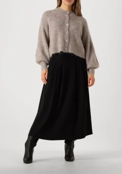 CO'COUTURE e midirok anya cc pleat skirt zwart Clearance