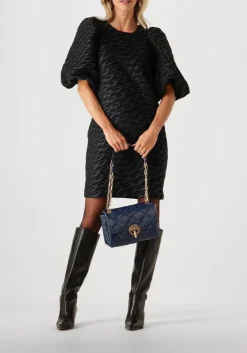 CO'COUTURE e mini jurk zebra cc flock dress zwart Discount