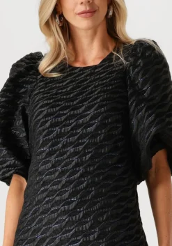 CO'COUTURE e mini jurk zebra cc flock dress zwart Discount