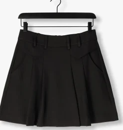 CO'COUTURE e minirok luna pocket pleat mini skirt zwart
