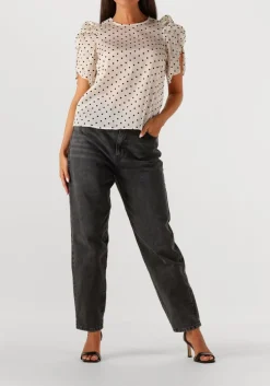 CO'COUTURE e mom jeans vika pleat long jeans zwart Sale