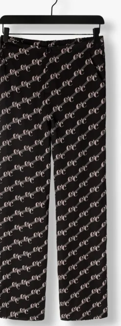 CO'COUTURE e pantalon logo line pant zwart New