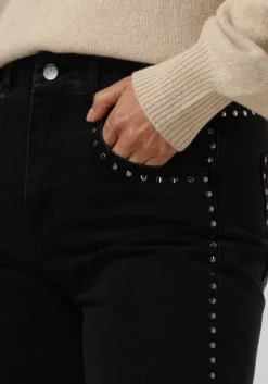 CO'COUTURE e straight leg jeans new vika stud long jeans zwart Best