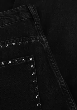 CO'COUTURE e straight leg jeans new vika stud long jeans zwart Best