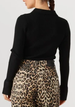 CO'COUTURE e trui bonny polo long sleeve zwart Discount