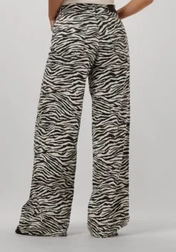CO'COUTURE e wide jeans zion zebra wide pant zwart Clearance