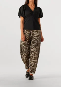 CO'COUTURE e wide jeans leocc pleat pant zwart Online