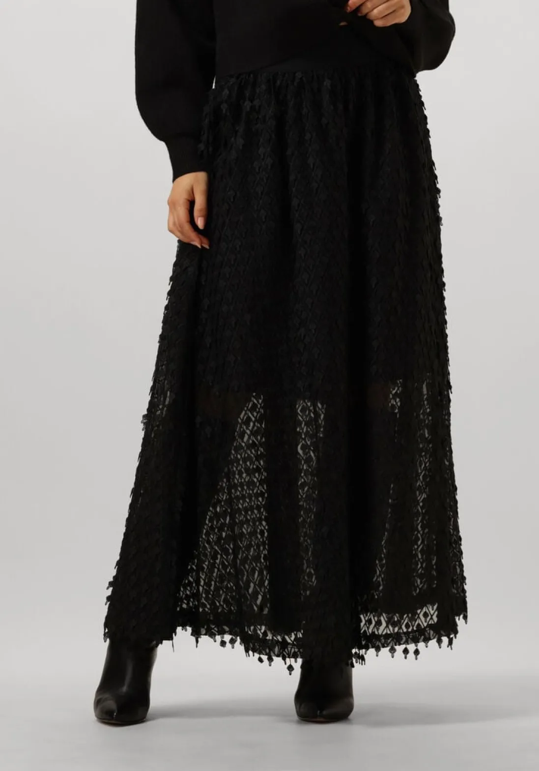 COPENHAGEN MUSE e maxirok cmbelive-skirt zwart Hot