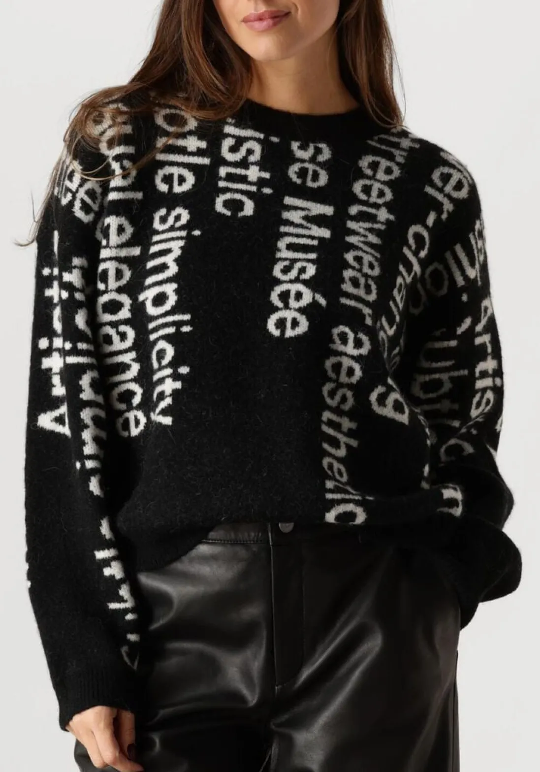 COPENHAGEN MUSE e trui cmibra-pullover zwart