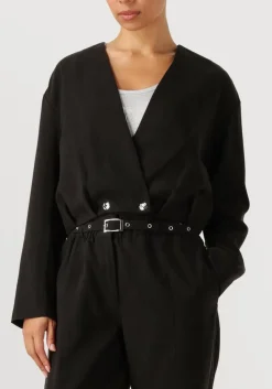 DANTE6 e teddy jas lonza pleated bomber jacket zwart Sale