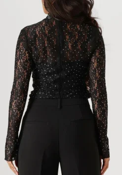 DANTE6 e tops & t-shirts prebble lace top zwart Discount