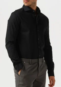 DESOTO LUXURY e klassiek overhemd luxury hai 1/1 zwart Hot