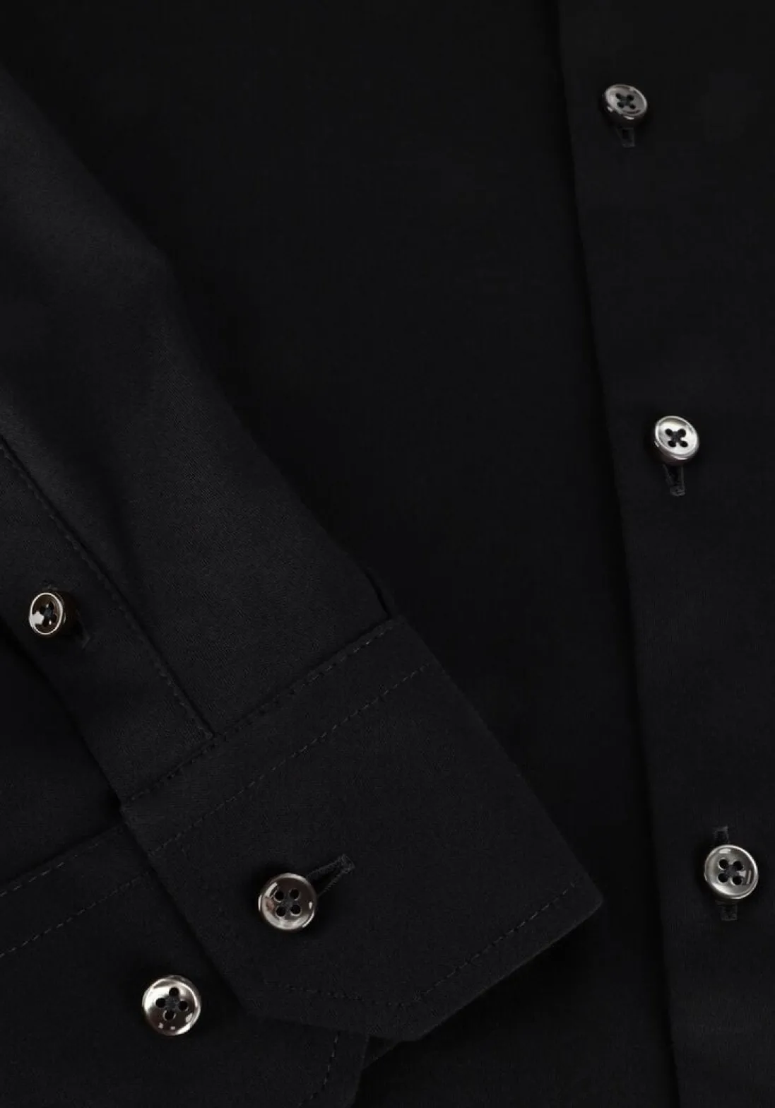 DESOTO LUXURY e klassiek overhemd luxury hai 1/1 zwart Hot