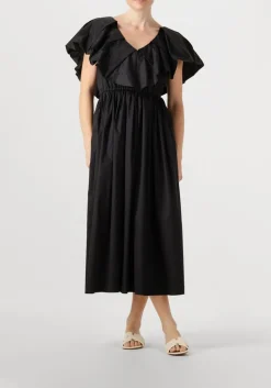 DEVOTION e midi jurk deos zwart
