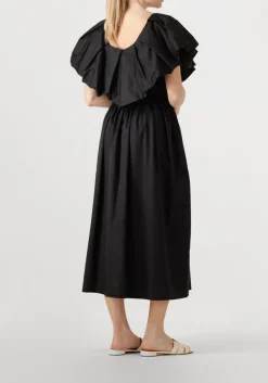 DEVOTION e midi jurk deos zwart