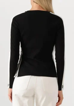 ELISABETTA FRANCHI e trui knitted sweater zwart Discount