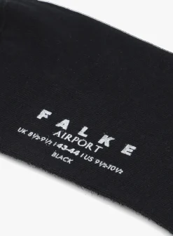 FALKE e sokken airport so zwart Discount