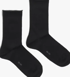 FALKE e sokken happy 2p zwart Outlet